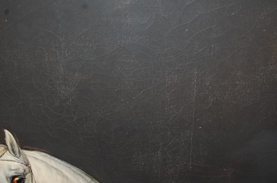Lot 303 - T Burre Bundy (XIX) - Study of an Arabian Grey...