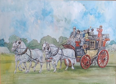 Lot 338 - D.J. Smith - Show Pantechnicon with team of...
