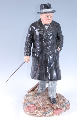 Lot 236 - A Royal Doulton figure, Winston S. Churchill D...