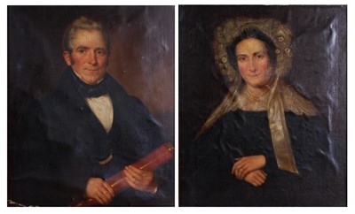 Lot 2503 - 19th century English school - Pair;...