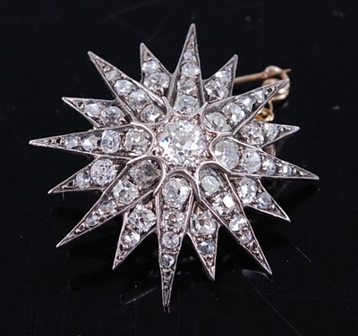 Lot 2342 - A late Victorian yellow and white metal...