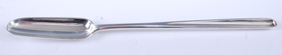 Lot 2078 - A George III silver double-ended bone marrow...