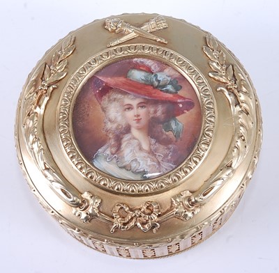 Lot 2433 - A mid-19th century French gilt metal dressing...