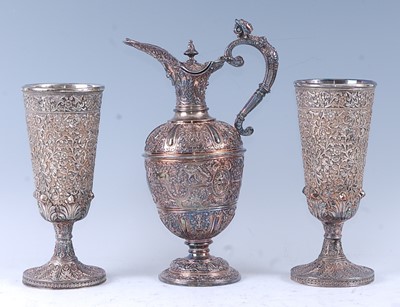Lot 2278 - A Victorian Elkington & Co electroplated ewer,...