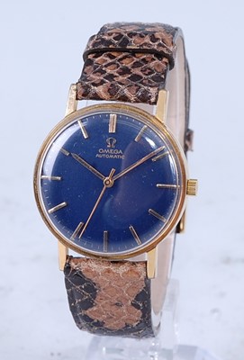Lot 2389 - A vintage gent's Omega gold plated automatic...