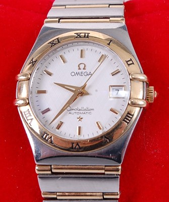 Lot 2394 - A lady's Omega Constellation automatic...