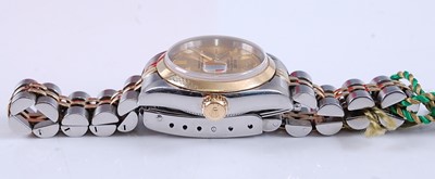 Lot 2393 - A lady's Rolex Oyster Perpetual Datejust...