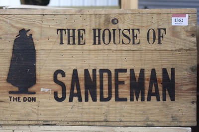 Lot 1352 - Sandeman vintage port, 1977, twelve bottles (OWC)