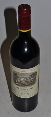 Lot 1109 - Chateau Lafite Rothschild "Carruades de...
