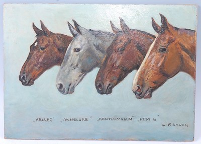 Lot 334 - Carl Franz Bauer (Austrian, 1879-1954),...