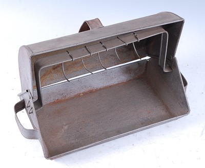 Lot 294 - A mid-20th century galvanized lark/sparrow...