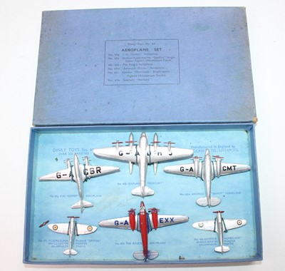 Lot 1687 - Dinky Toys, No.64 Aeroplane Set, comprising of...