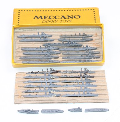 Lot 1133 - Dinky Toys pre-war No. 50F / 50H Torpedo Boat...