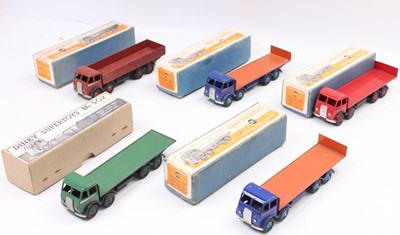 Lot 1005 - Dinky Toys boxed Foden Flat Truck / Wagon...