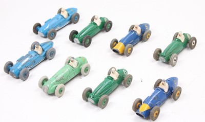 Lot 1019 - Dinky Toys racing car group of 8 to include,...