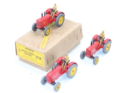 Lot 1030 - Dinky Toys No. 27A Massey Harris Tractor...
