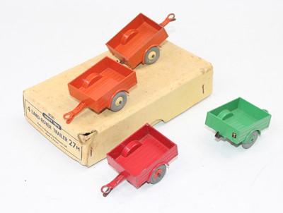 Lot 1048 - Dinky Toys No. 27M Land Rover Trailer original...