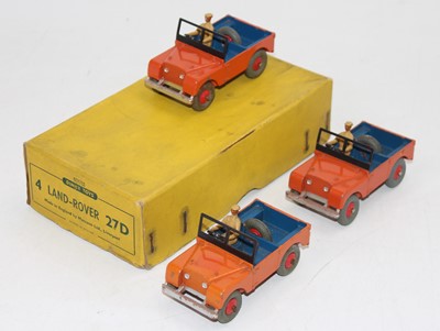 Lot 1049 - Dinky Toys No. 27D Land Rover original trade...