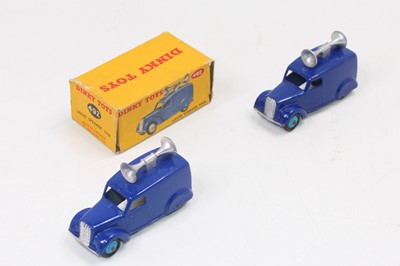 Lot 1058 - Dinky Toys No. 492 Loud Speaker Van pair...