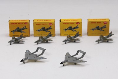 Lot 1071 - Dinky Toys fighter jets group of 6 to include,...