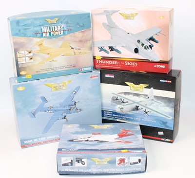 Lot 908 - Five various boxed Corgi Aviation Archive...