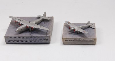 Lot 1072 - Dinky Toys pre-war aircraft pair to include,...