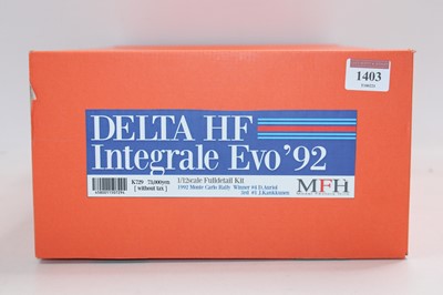 Lot 1403 - Model Factory Hiro, K729, 1/12th scale kit for...
