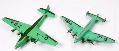 Lot 1079 - Dinky Toys aircraft pair to include, No.62X...