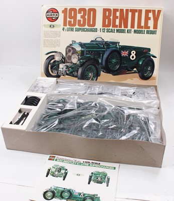 Lot 1417 - Airfix 1/12th scale plastic kit for a 1930...