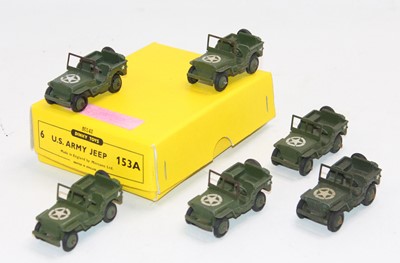 Lot 1088 - Dinky Toys No. 153A U.S Army Jeep reproduction...