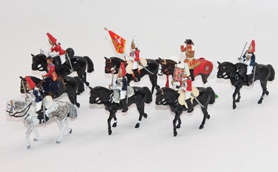 Lot 1508 - A collection of various white metal Britains...