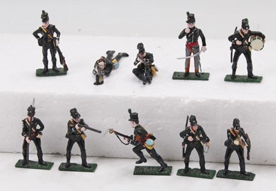 Lot 1509 - A collection of white metal Napoleonic Rifle...