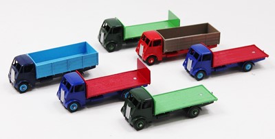 Lot 1113 - One tray containing 6 repainted Dinky Toys Guy...