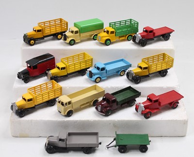 Lot 1116 - One tray containing 14 repainted Dinky Toys...