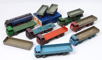 Lot 1122 - One tray containing 8 Dinky Toys Foden Trucks...