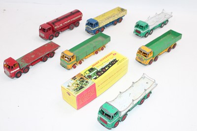 Lot 1125 - One tray containing 7 Dinky Toys Leyland...