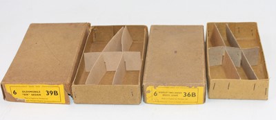 Lot 1132 - Dinky Toys original empty trade boxes pair to...