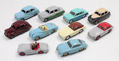 Lot 1144 - Dinky Toys group of 10 unboxed models to...