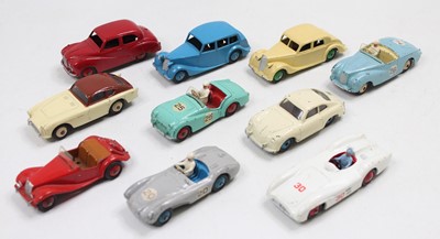 Lot 1145 - Dinky Toys group of 10 cars to include,...