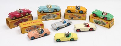 Lot 1146 - Dinky Toys group of boxed and unboxed 2 seater...