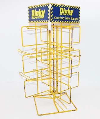 Lot 1150 - Dinky Toys metal revolving shop counter...