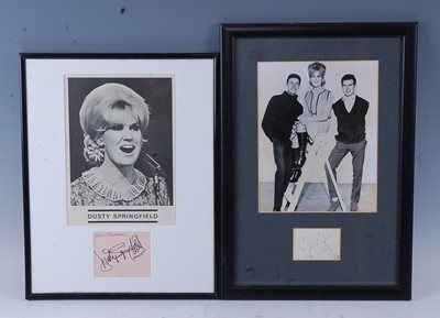 Lot 1163 - Dusty Springfield, (1939-1999), a 22 x 16cm...