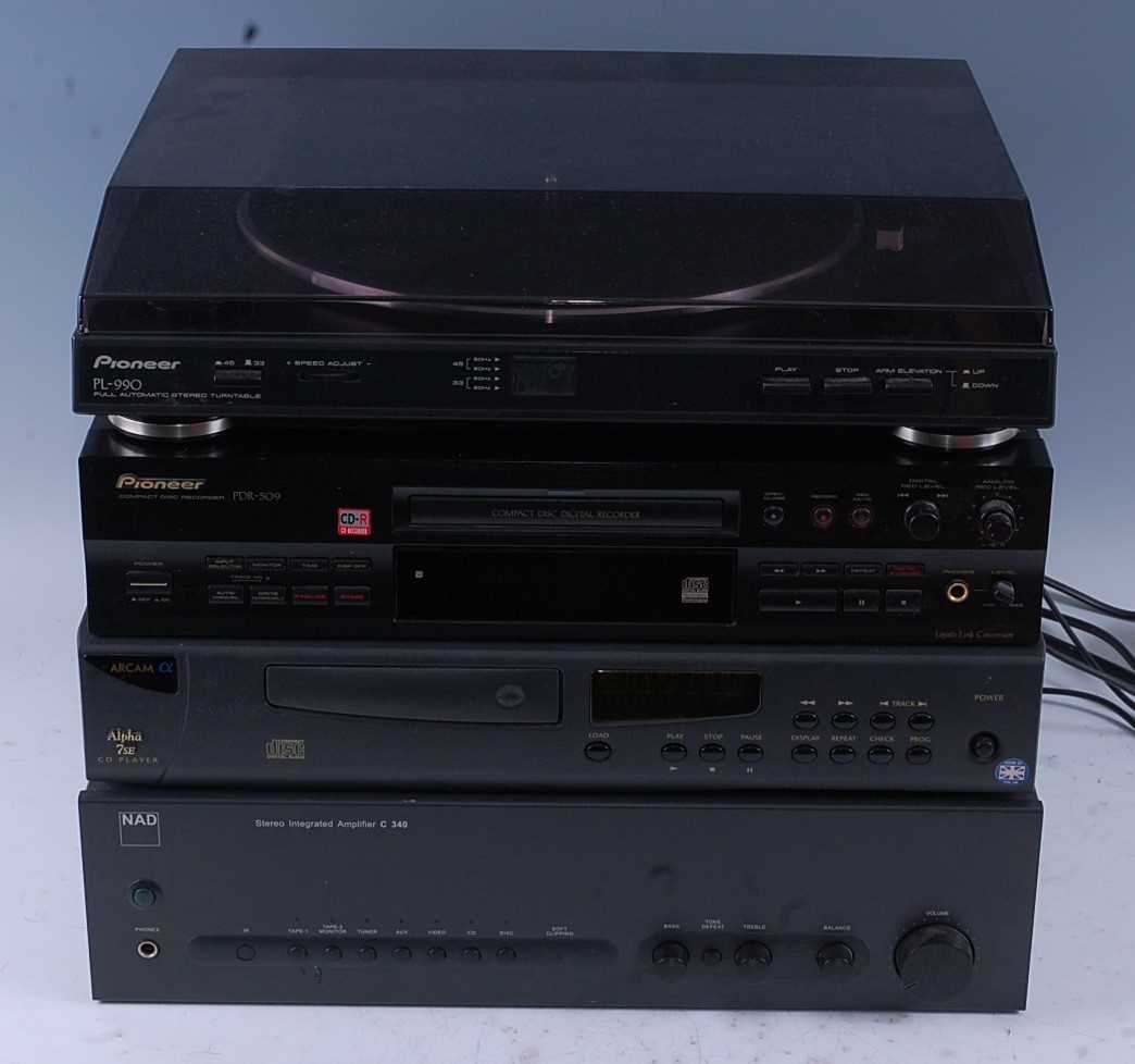 Lot 1012 - A collection of stereo components to iclude a...