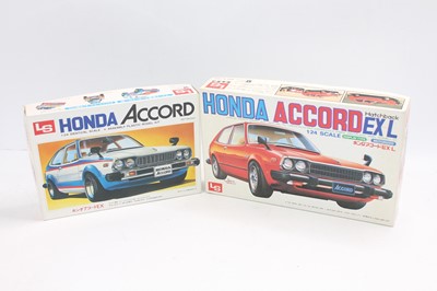 Lot 1431 - L.S 1.24 scale plastic kits, No.4 Honda Accord...