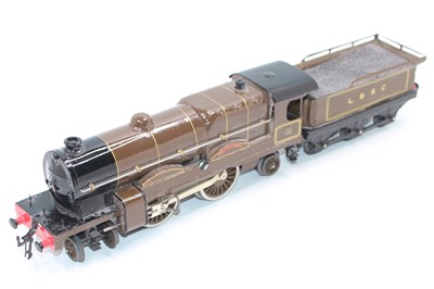 Lot 257 - Hornby 4-4-2 loco & tender. Total repaint in...