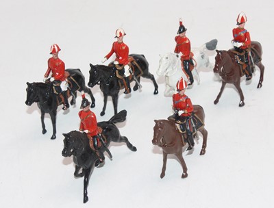 Lot 1540 - 6x Britains post WW2 Officers of the General...