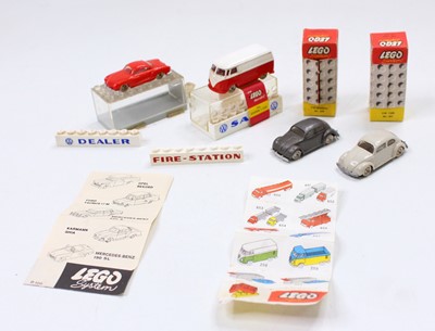 Lot 1177 - LEGO System HO Scale Volkswagen models group...