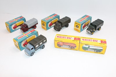 Lot 1181 - Metosul of Portugal boxed group of 6 Mercedes...