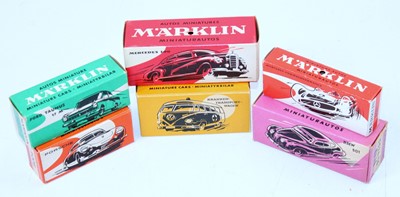 Lot 1190 - Marklin group of 6 original empty boxes to...