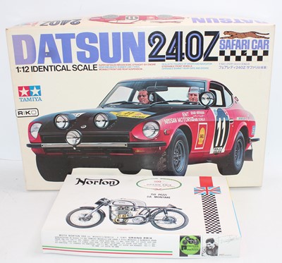Lot 1439 - Tamiya 1/12 scale Datsun 240Z Safari Car and...